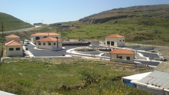 Εγκαταστάσεις επεξεργασίας και διάθεσης λυμάτων δήμου Μυρίνας