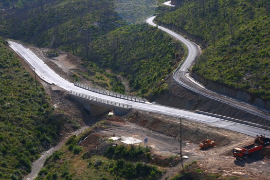 Πυρόπληκτες περιοχές νομού Λακωνίας - Έργα προστασίας στο ρέμα Δοχνιας