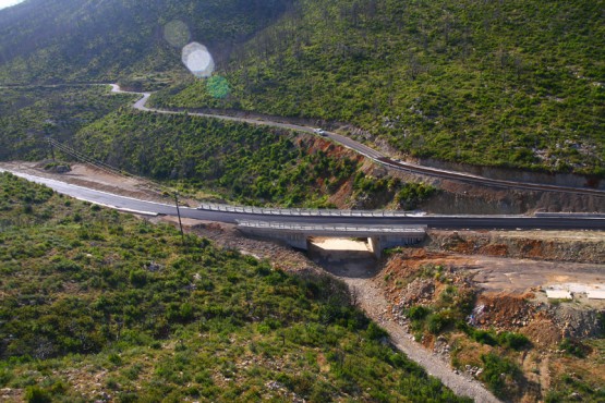 Πυρόπληκτες περιοχές νομού Λακωνίας - Έργα προστασίας στο ρέμα Δοχνιας